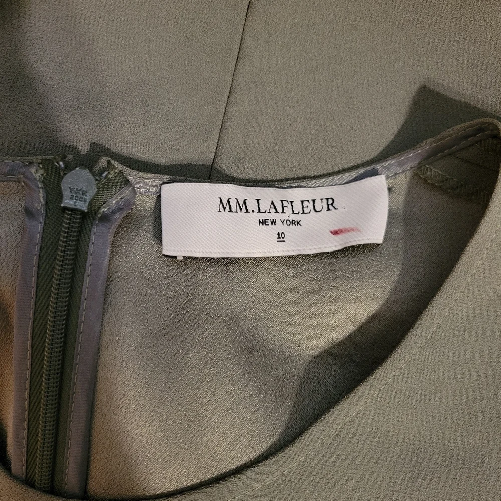 MM Lafleur Olive Green Dress - Picture 7 of 8